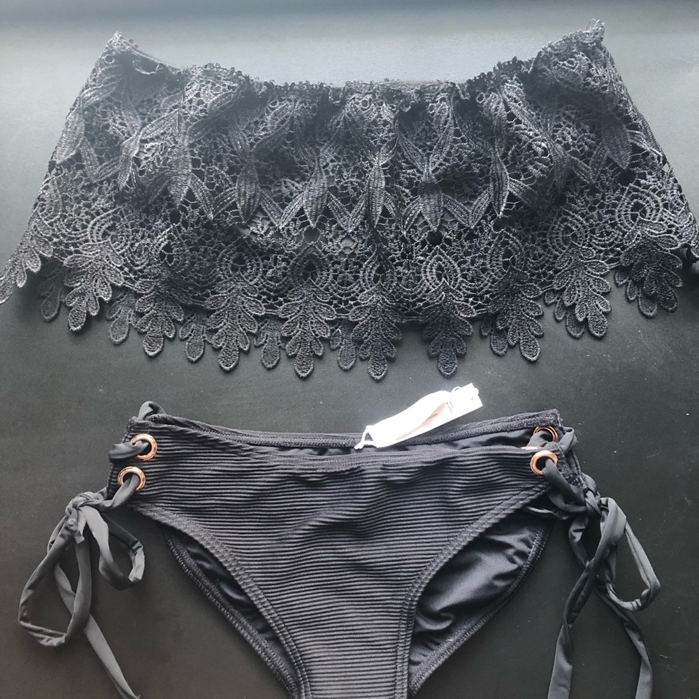 Tart Collections Mckinley Lace-up Bikini bottoms